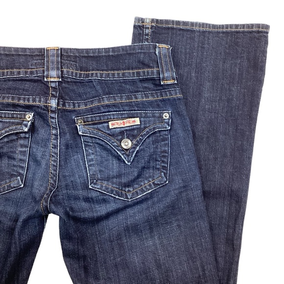 Hudson Signature Bootcut Flare Jeans Flap Back Pockets - Picture 7 of 15